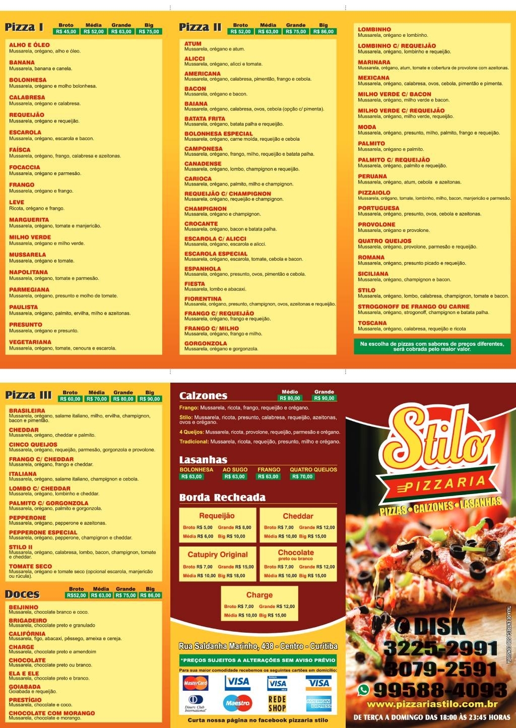 Restaurante: Pizzaria Stilo