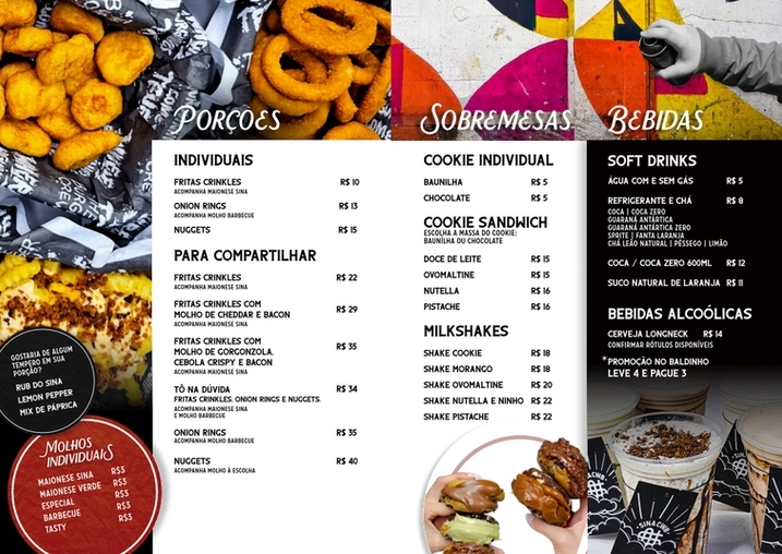 Restaurante: Sina - Burgers, Wraps e Saladas - Água Verde