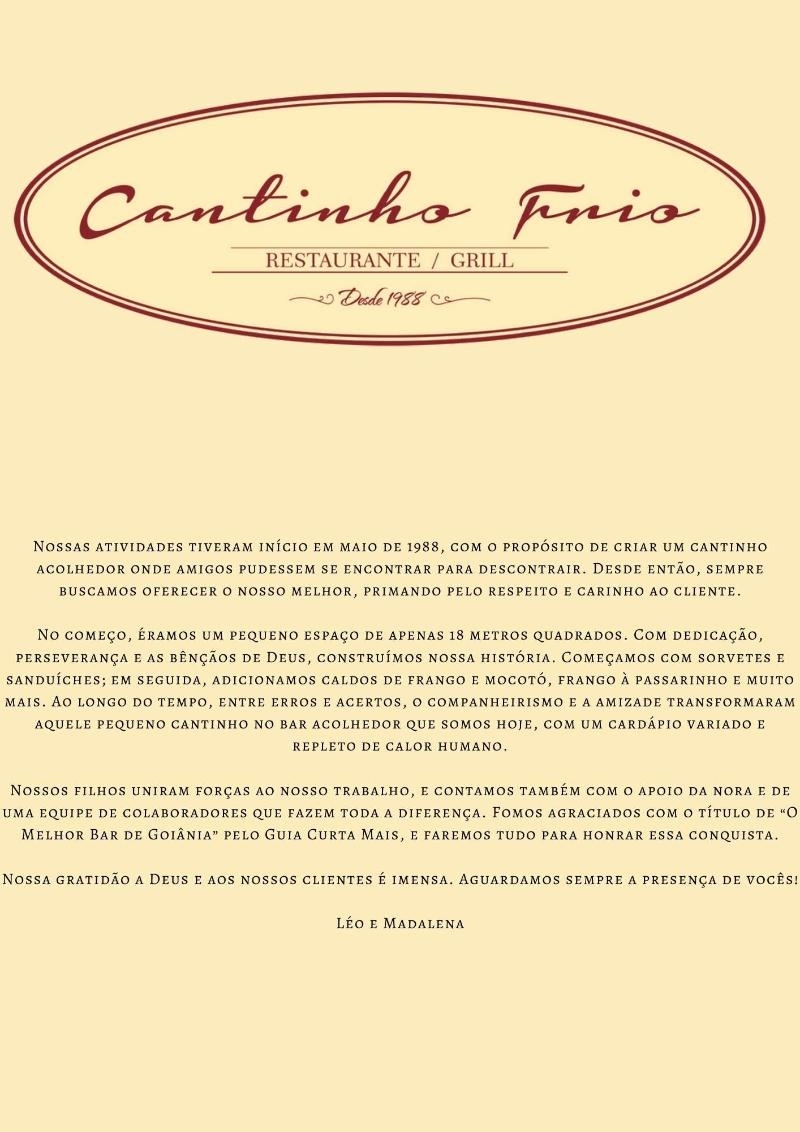 Bar: Cantinho Frio — 1