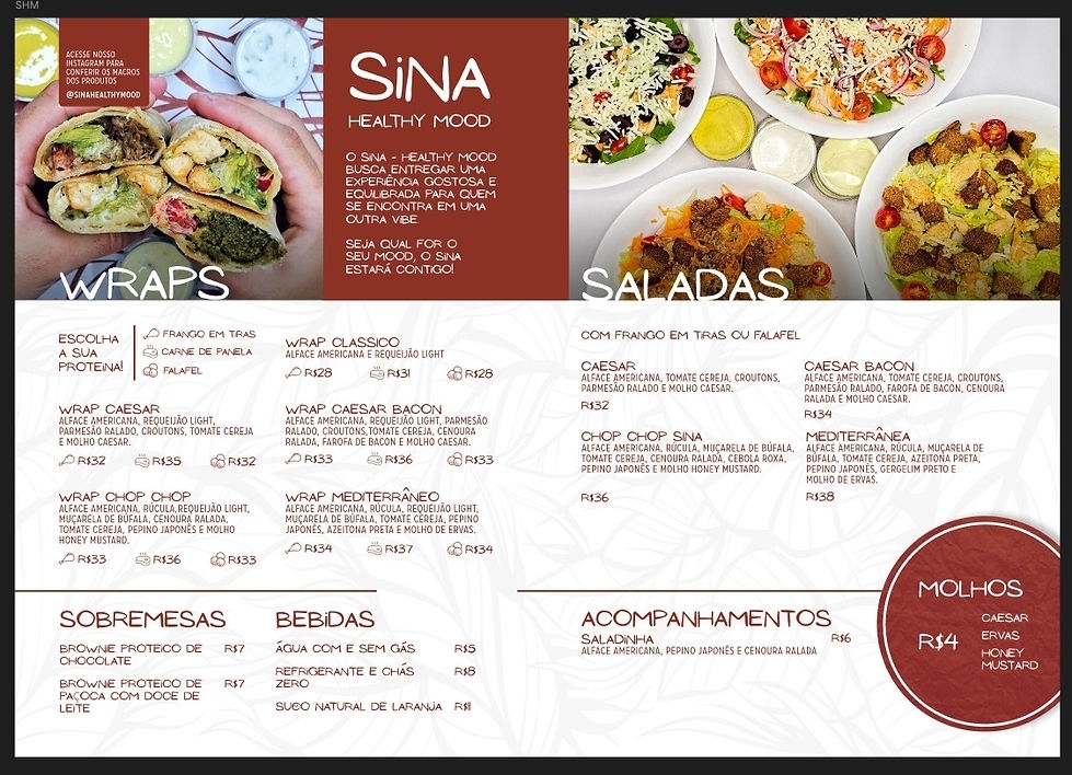 Restaurante: Sina - Burgers, Wraps e Saladas - Água Verde — 4