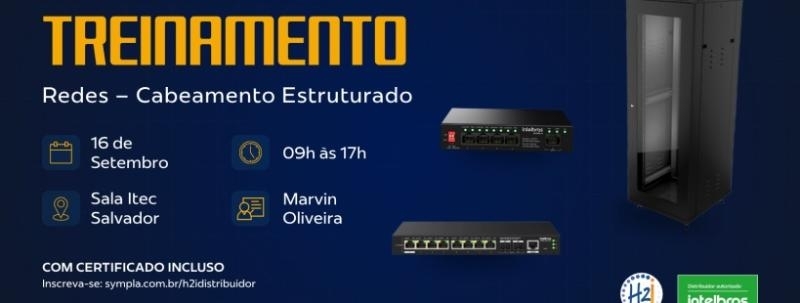 Evento: Treinamento: Redes - Cabeamento Estruturado