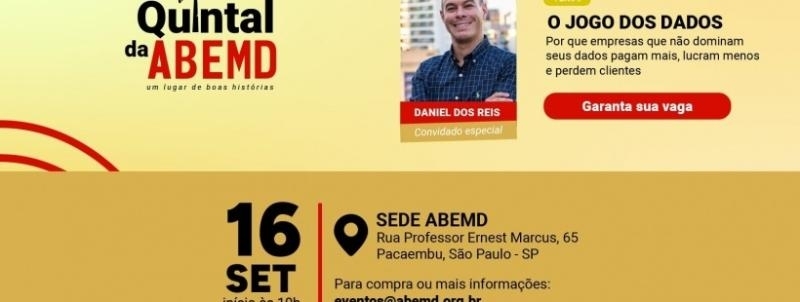 Evento: O Jogo dos Dados | Por que não dominar dados custa caro e faz perder clientes