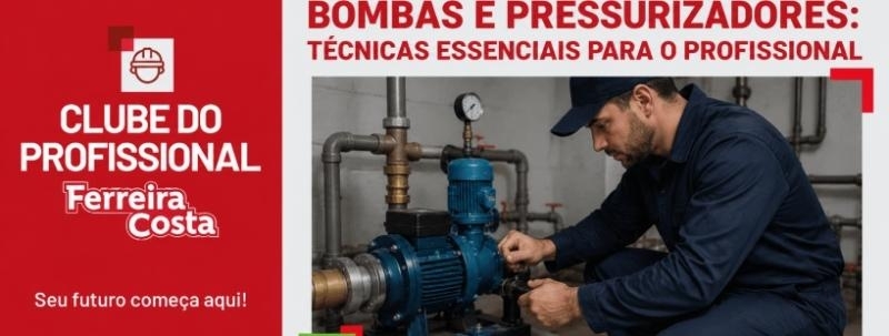 Evento: Bombas e Pressurizadores: Técnicas Essenciais para o Profissional