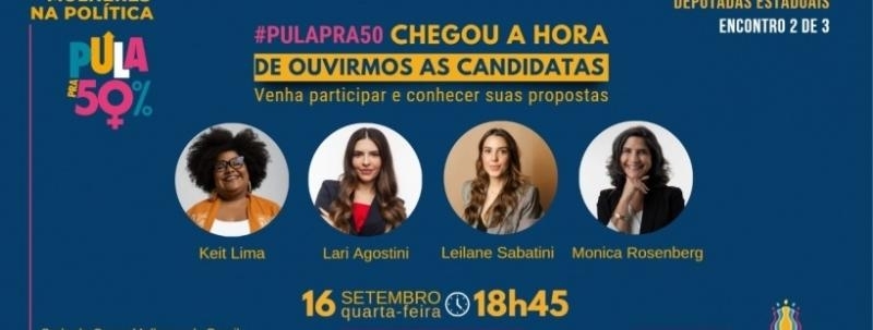 Evento: Roda de Conversa com Candidatas Deputadas Estaduais (2 de 3)