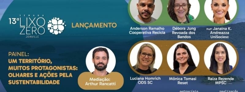 Lançamento 13ª Semana Lixo Zero Joinville