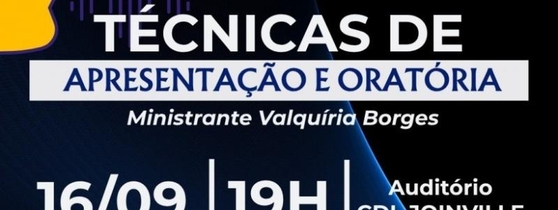 Evento: TÉCNICAS DE APRESENTAÇÃO E ORATÓRIA