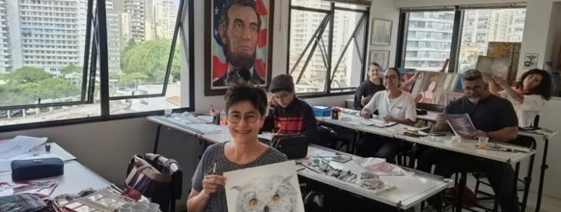 Aula Experimental Gratuita de Desenho - Escola Smart Art (Perdizes, SP)