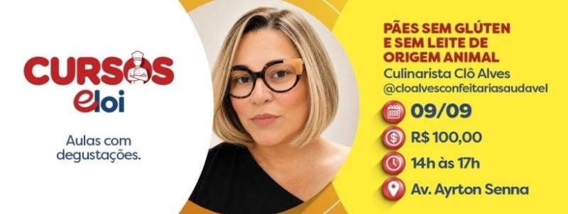 Evento: PÃES SEM GLÚTEM E SEM LEITE DE ORIGEM ANIMAL