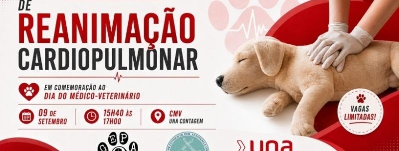 Oficina prática de Reanimação Cardiopulmonar em comemoração ao dia do Médico Veterinário