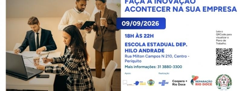 Evento: COOPERA + |Oficina: Faça a Inovação Acontecer na sua Empresa