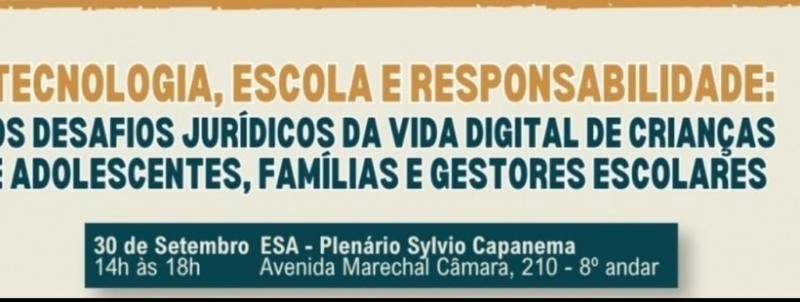 TECNOLOGIA, ESCOLA E RESPONSABILIDADE: os desafios jurídicos da vida digital de crianças e adolescen