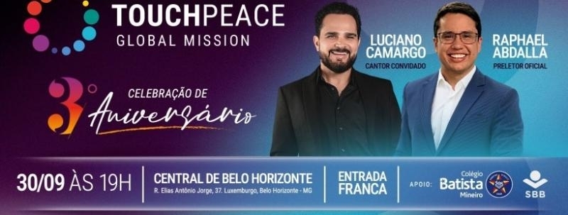 Evento: 3 Anos da TouchPeace | Celebração de Aniversário