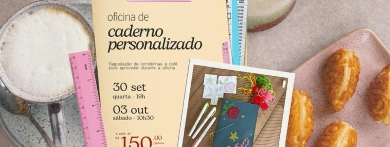 Art and Coffee - personalização de caderno