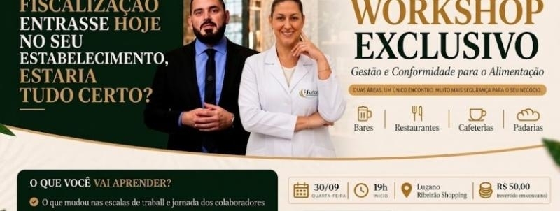 Workshop Gestão e Conformidade para o Setor de Alimentação
