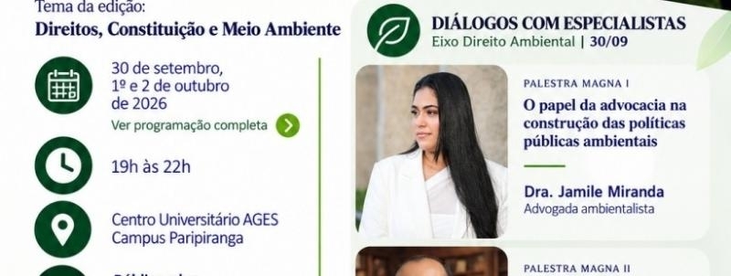Evento: Diálogos Constitucionais e Ambientais