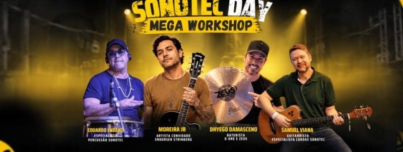 SONOTEC DAY  MEGA WORKSHOP | PONTO DO MÚSICO