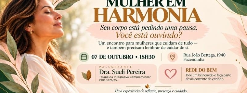 MULHER EM HARMONIA