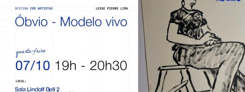 Evento: Óbvio - Modelo Vivo | Oficina com Lesse Pierre