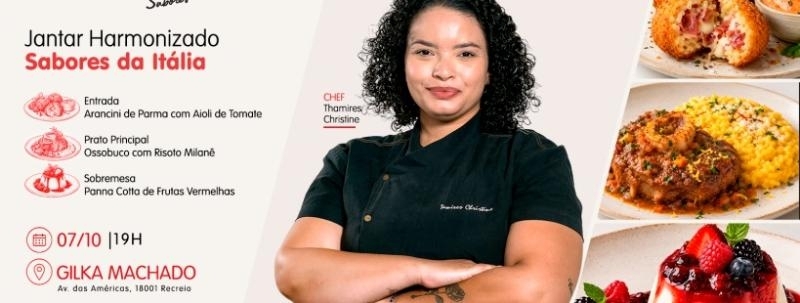 Evento: Jantar Harmonizado  - Sabores da Itália