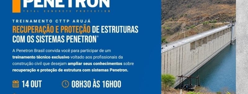 Evento: Recuperação e Proteção de Estruturas com os Sistemas Penetron. (Cópia)