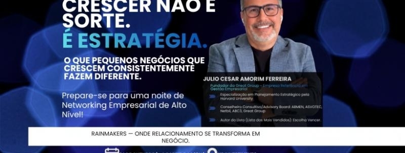 Evento: Estratégias de crescimento para pequenos negócios | RAINMAKERS Business Day