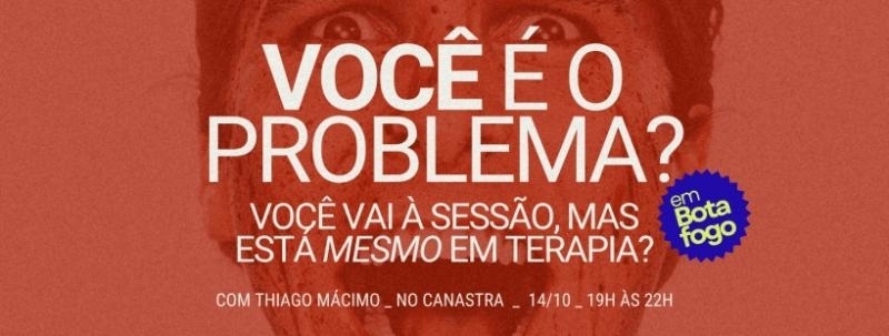 Evento: Palestra sobre Terapia no Rio: Você é o problema? | Tragos y Ideas