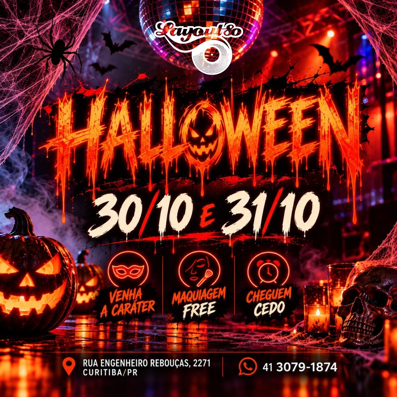 Evento: Halloween no Layout80