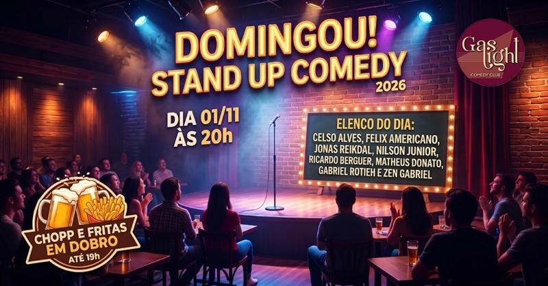 DOMINGOU! - STAND UP COMEDY 2026