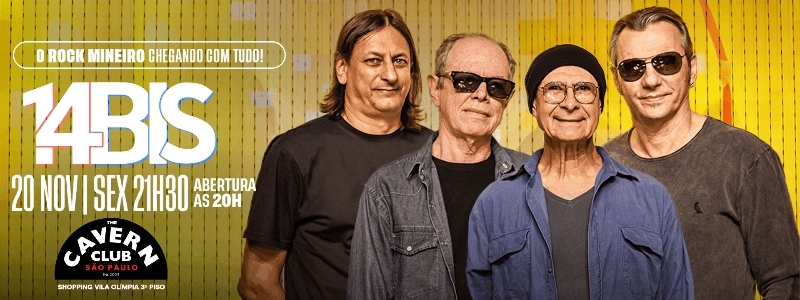 Evento: 14 Bis | São Paulo | 20/11/2026