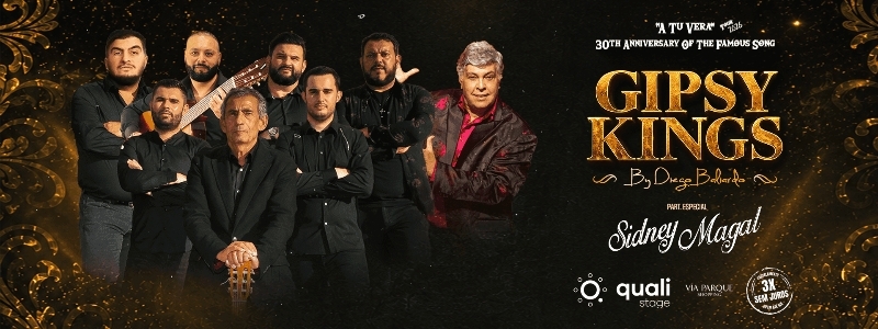 Evento: Gipsy Kings part. Sidney Magal | Rio de Janeiro | 29/11/2026