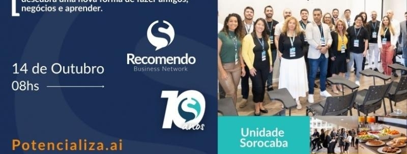 Evento: Recomendo Sorocaba - Grupo Meta - O melhor café de negócios da cidade.