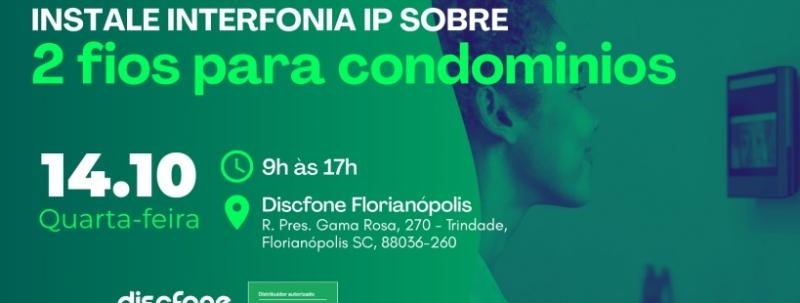 Evento: Instale interfonia ip sobre 2 fios para condominios