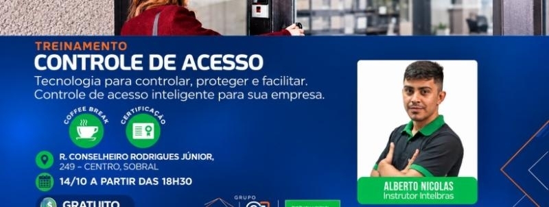 Evento: TREINAMENTO: CONTROLE DE ACESSO!