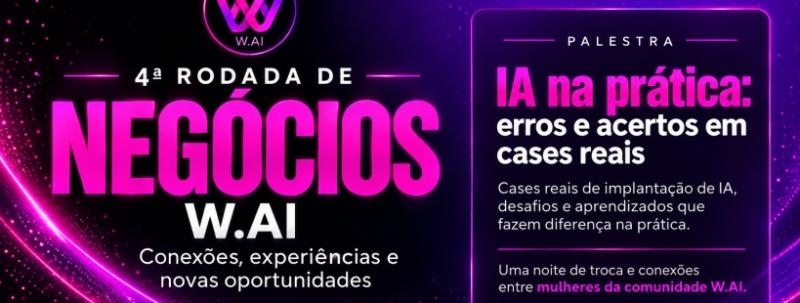 Evento: 4a Rodada de negócios W.AI, Women in AI Network Brazil