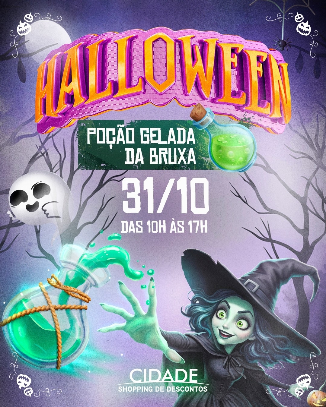 Evento: Halloween no Shopping Cidade – Slime Ice