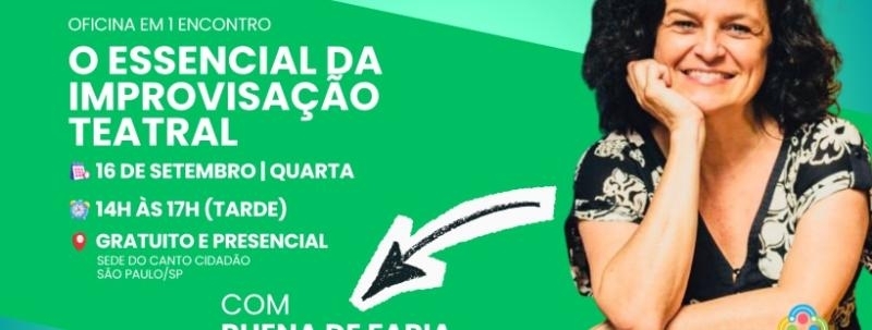 CantoEduca PRESENCIAL | O essencial da Improvisação Teatral, com Rhena de Faria