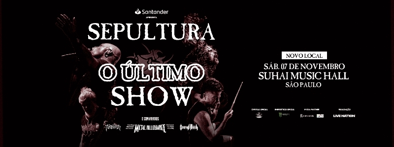 Sepultura - São Paulo - 07/11/2026 - Venda Geral