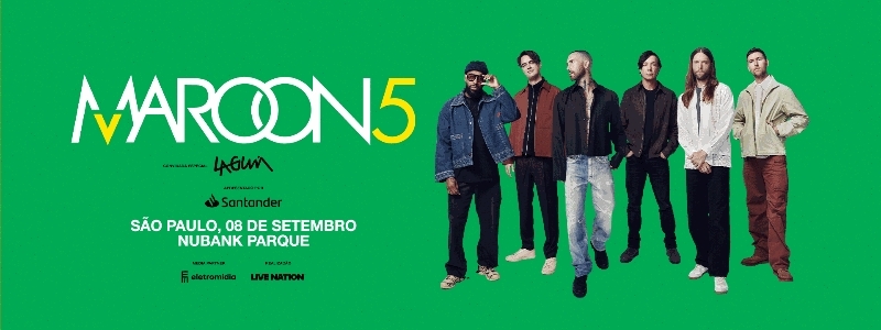 Maroon 5 - São Paulo - 08/09/2026 - Venda Geral