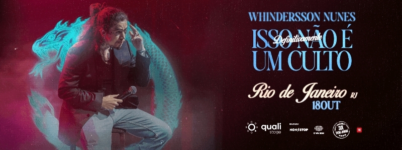 Evento: Whinderson Nunes no Qualistage - RJ - 18/10/2026