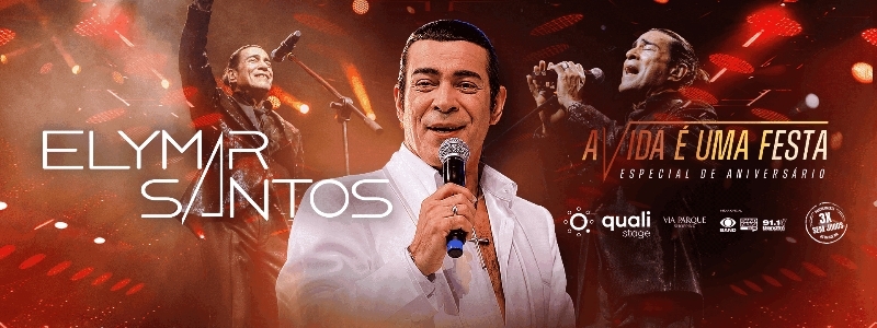 Elymar Santos no Qualistage | Rio de Janeiro - 11/10/2026