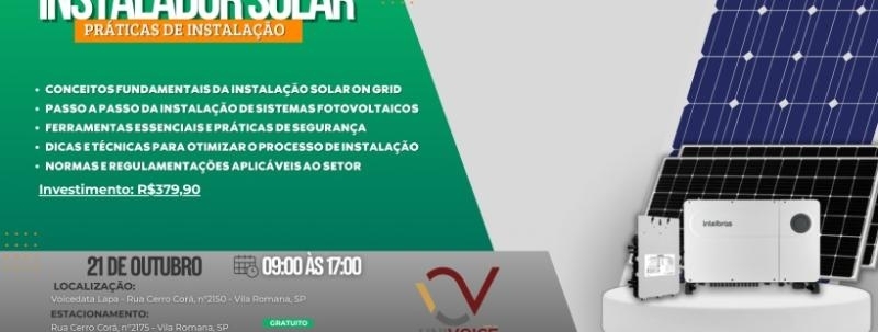 Curso Instalador Solar