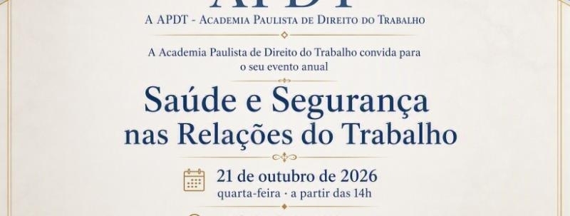 Saúde e Segurança nas Relações do Trabalho