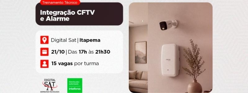 Treinamento Técnico - Integração CFTV e Alarme | Itapema