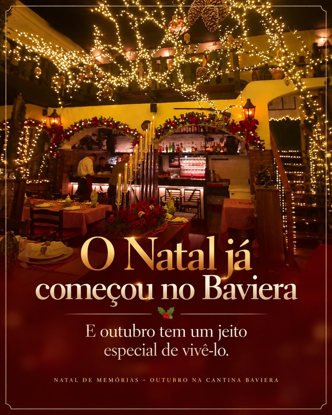 Natal de Memórias na Cantina Baviera