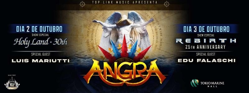 Evento: Angra - São Paulo - 02 e 03/10/2026