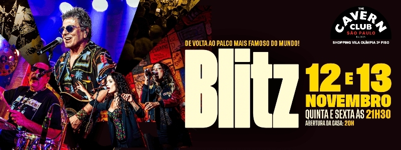 Evento: Blitz | São Paulo | 12 e 13/11/2026