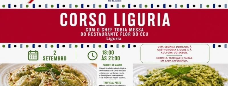 CURSO DE COZINHA LIGURIANA COM O CHEF TOBIA MESSA