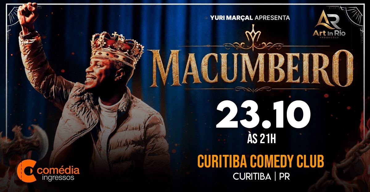 Evento: Yuri Marçal Apresenta Macumbeiro - Novo Show
