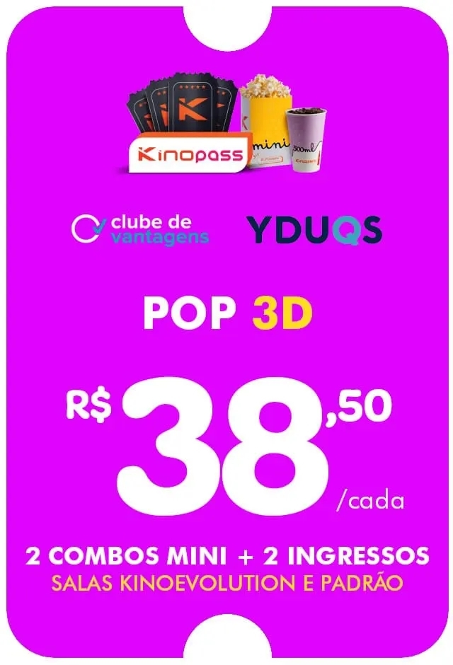 Filme: Clube de Vantagem – POP 3D - 31/12/2026
