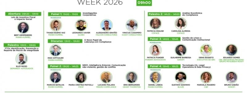 MANN+HUMMEL COMPLIANCE WEEK 2026